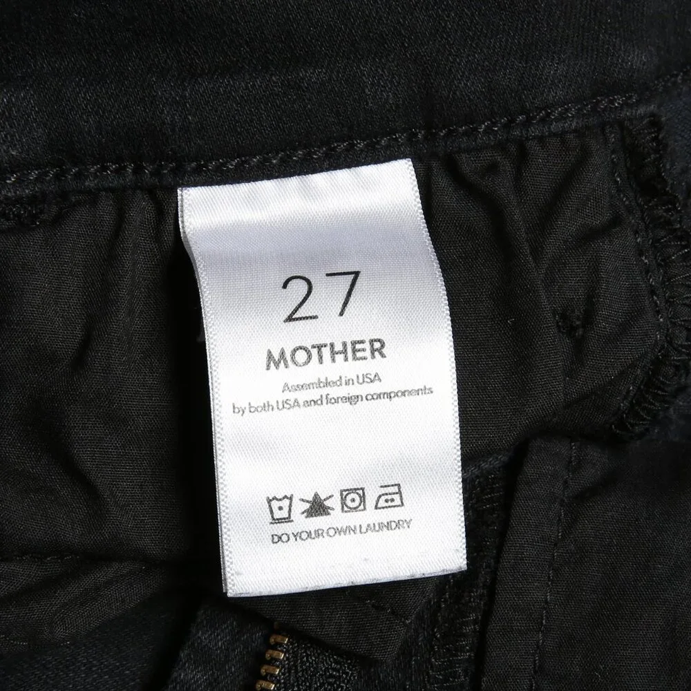 MOTHER The Hustler Ankle Fray Hi-Rise Not Guilty Jeans Size 27 *FLAW*